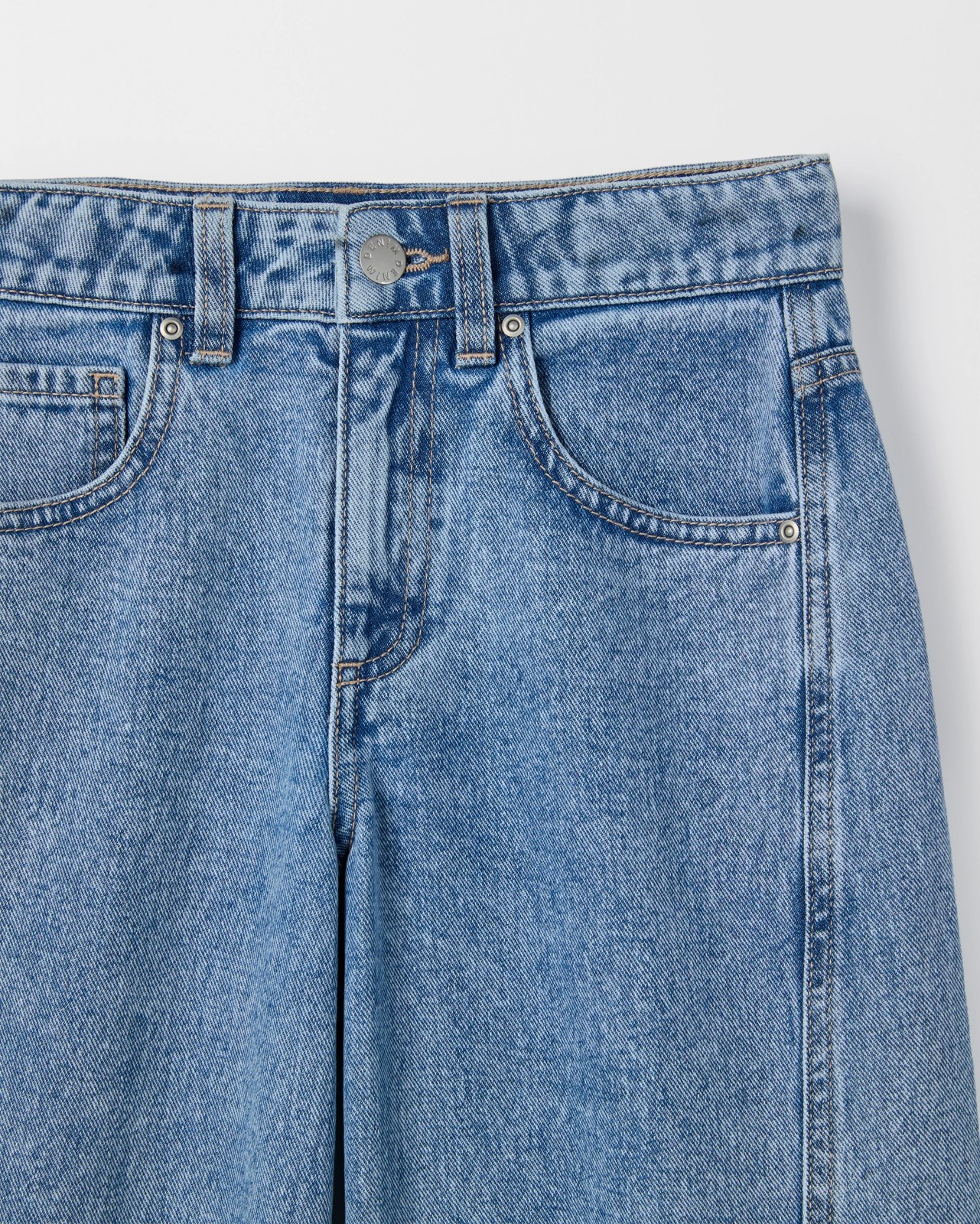 Barrel Leg Denim Jeans 2 of 2