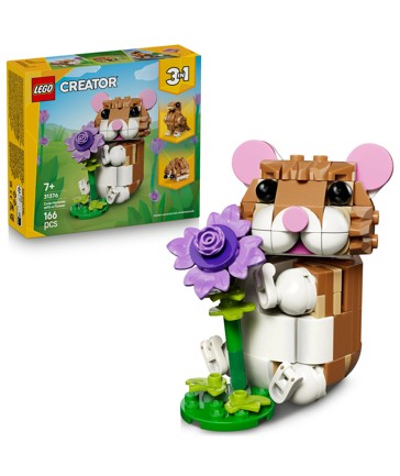 LEGO® Creator 3 in 1 Cute Hamster with a Flower 31376