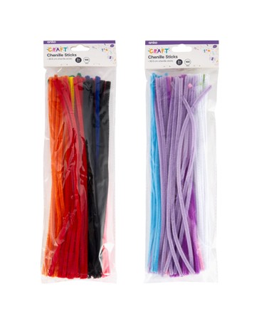 Anko 100 Piece Chenille Sticks - Assorted