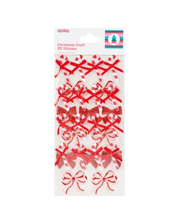 Anko Christmas Craft 3D Stickers