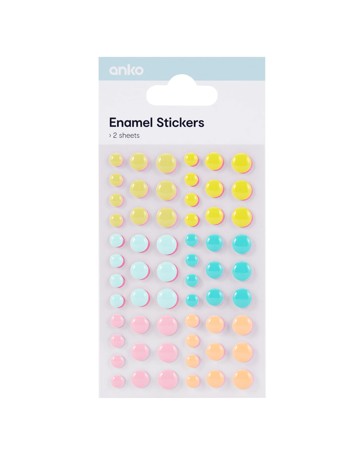 Anko Enamel Stickers