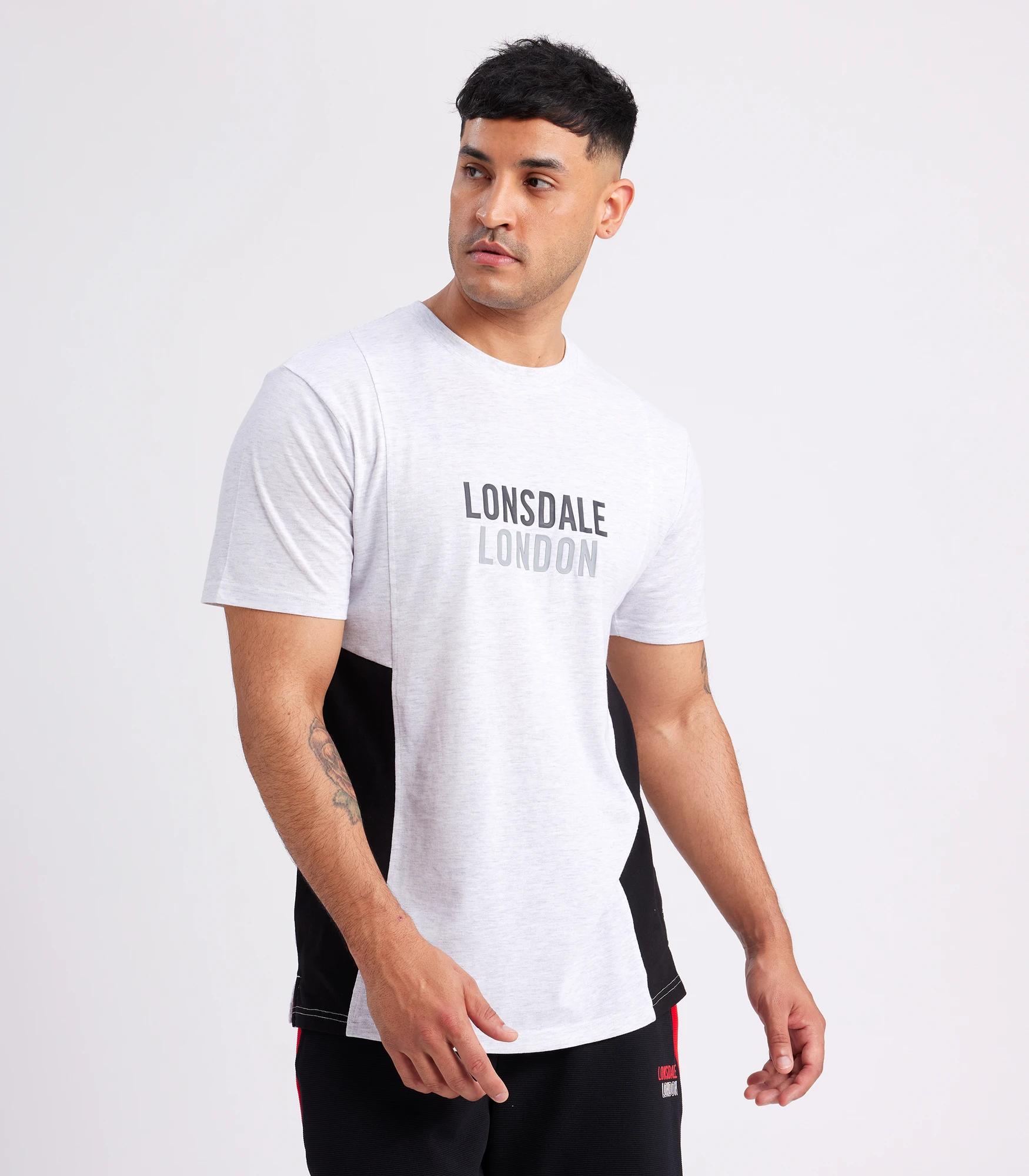 lonsdale white t shirt