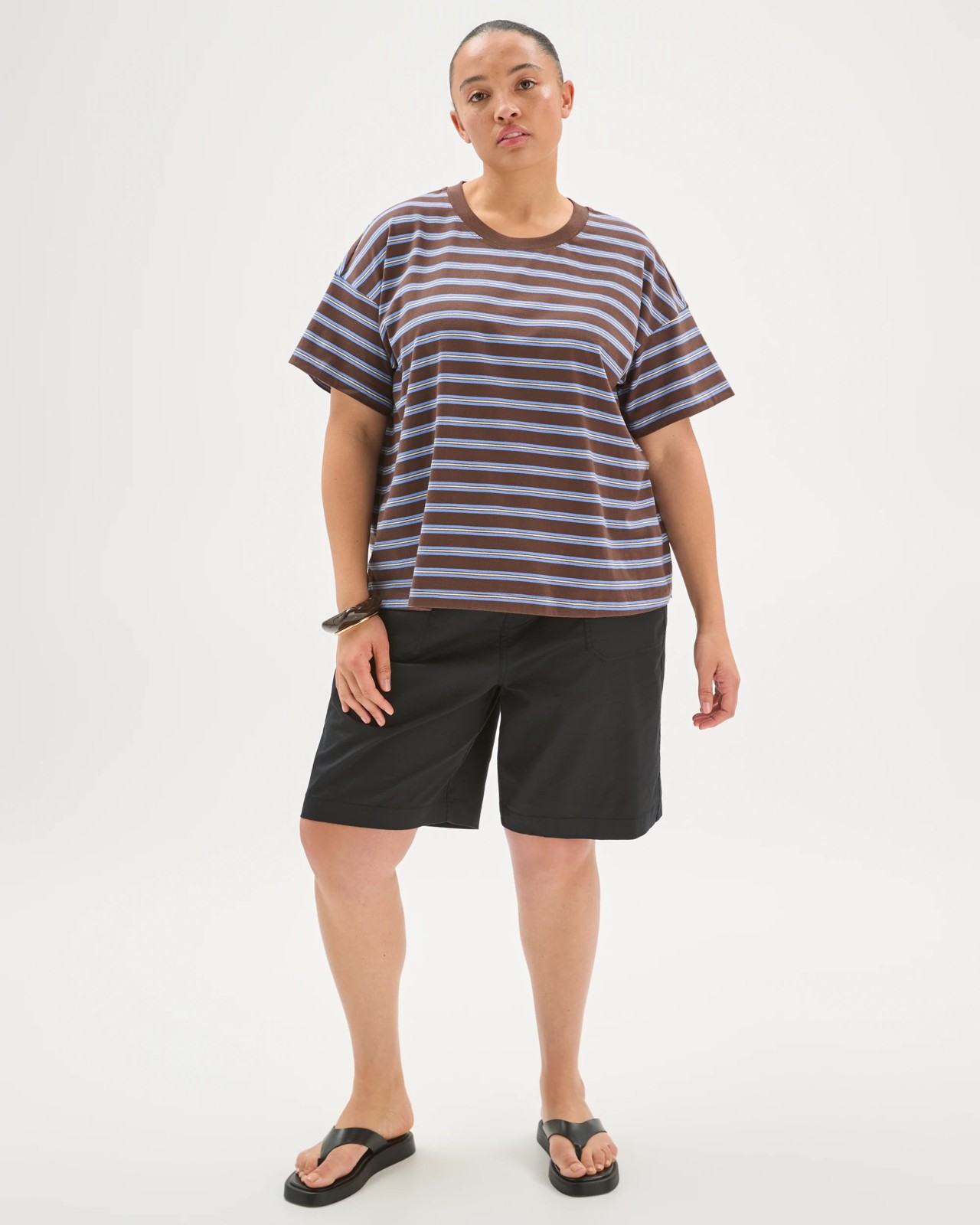 Plus Size Australian Cotton Split Hem T-Shirt 2 of 5