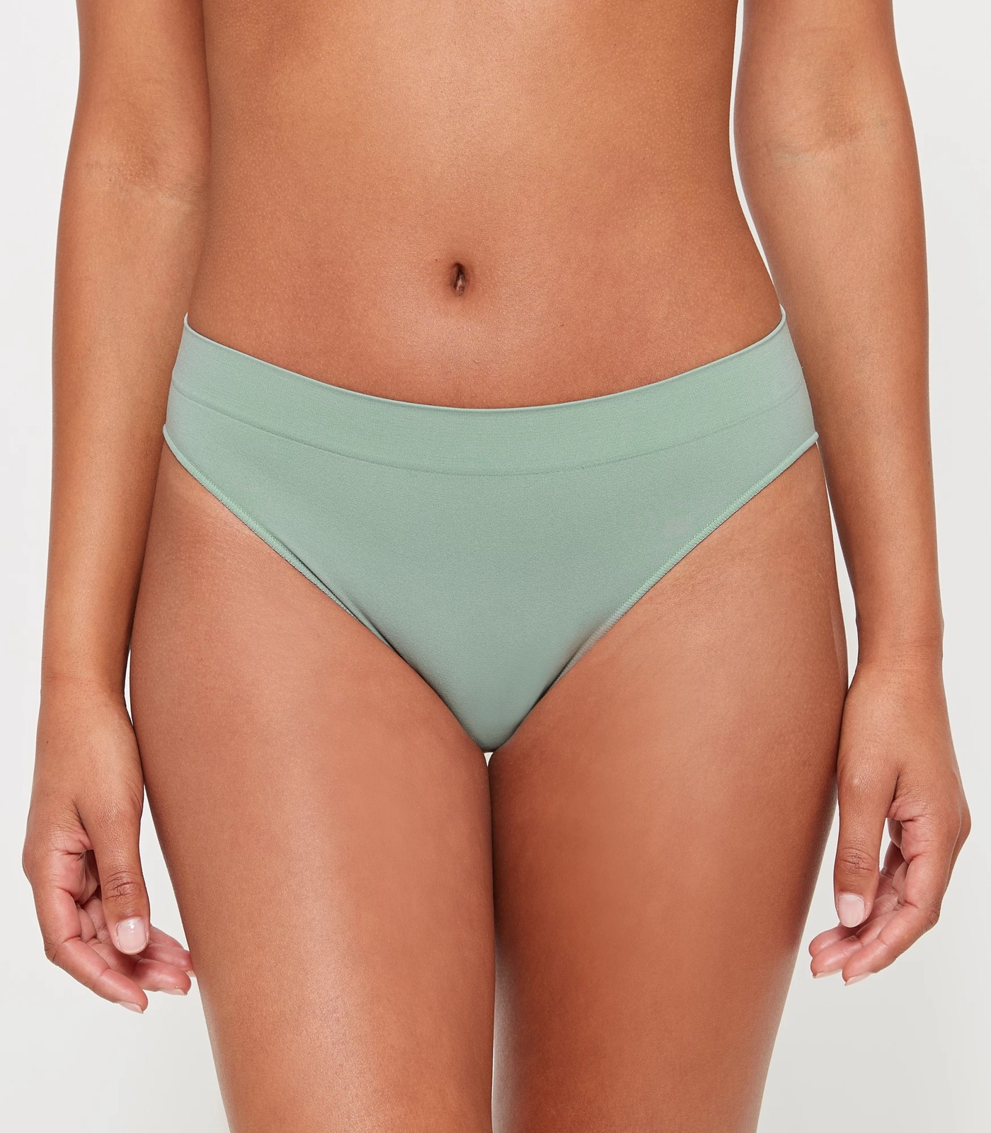 Seamless Bikini Briefs - Jadeite Green