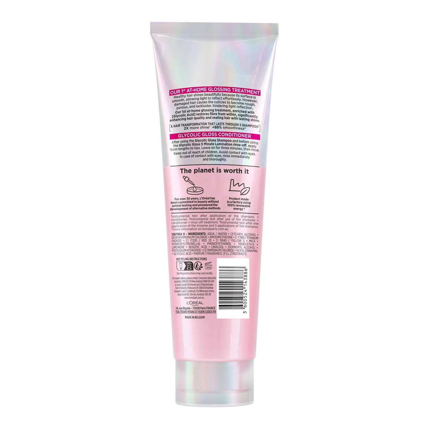 L'Oreal Paris Elvive Glycolic Gloss Conditioner 150ml - Glycolic Acid 2 of 6