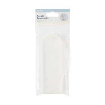 4 Pack Acrylic Bookmarks - Anko