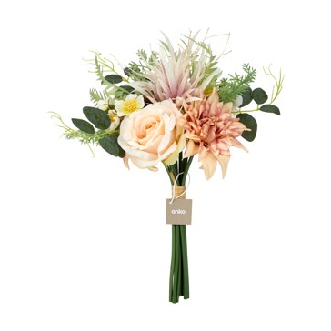 Artificial Mixed Flowers Bunch  - Anko