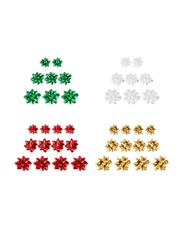 Anko 40 Pack Christmas Gift Bow Set