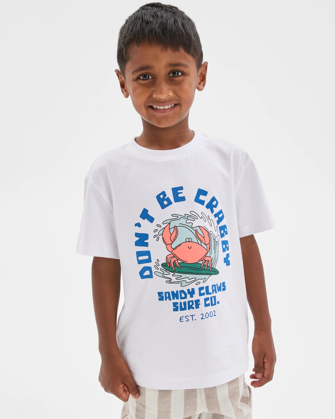 Australian Cotton Short Sleeve T-Shirt - White 3 of 6