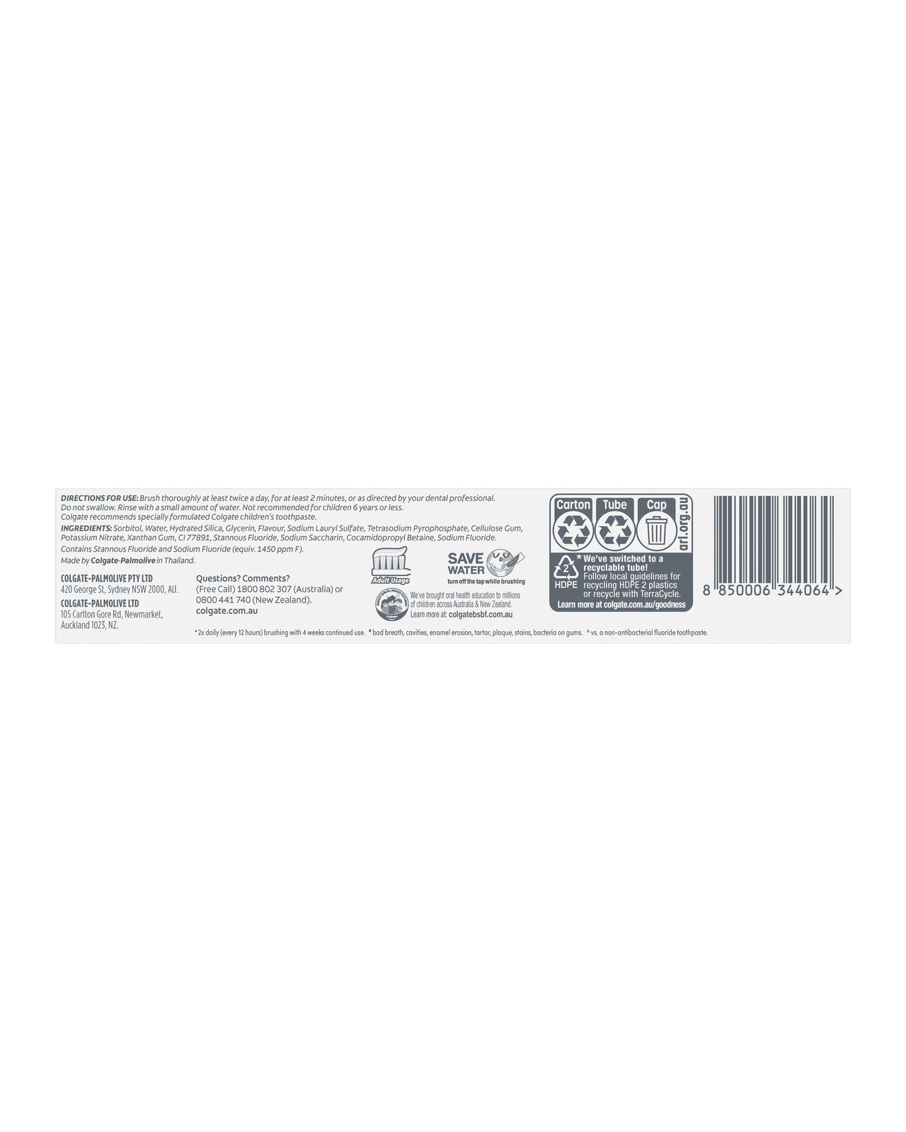 Original Antibacterial Fluoride Toothpaste - Colgate Total 4 of 6