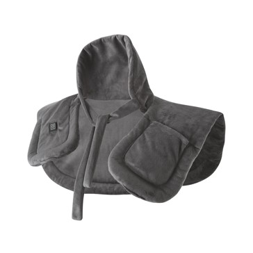 Heated Shoulder Warmer, Cool Grey - Anko
