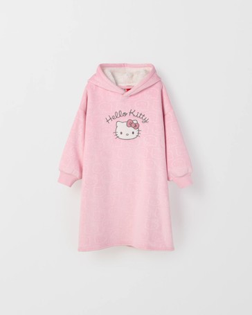 Hello Kitty Girls Oversized Sleep Hoodie