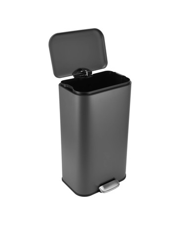 Anko 30L Pedal Bin - Grey