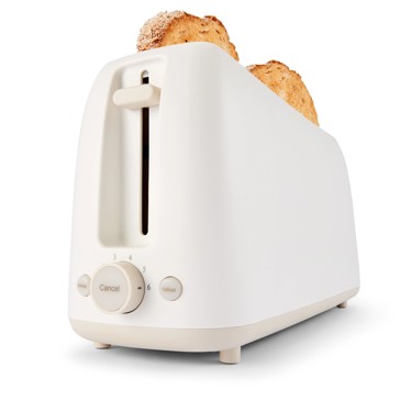Anko 2 Slice Toaster Space Saving