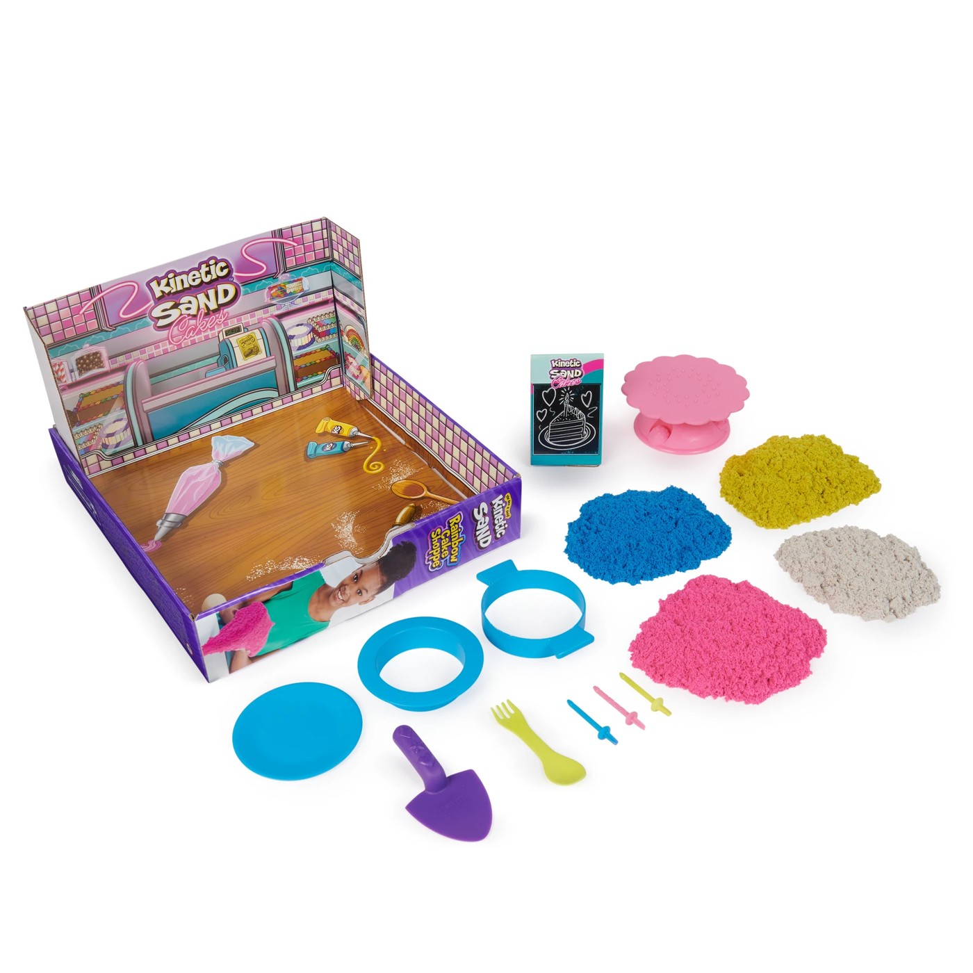 Kinetic Sand Rainbow Cake Shoppe Playset (target Exclusive) : Target