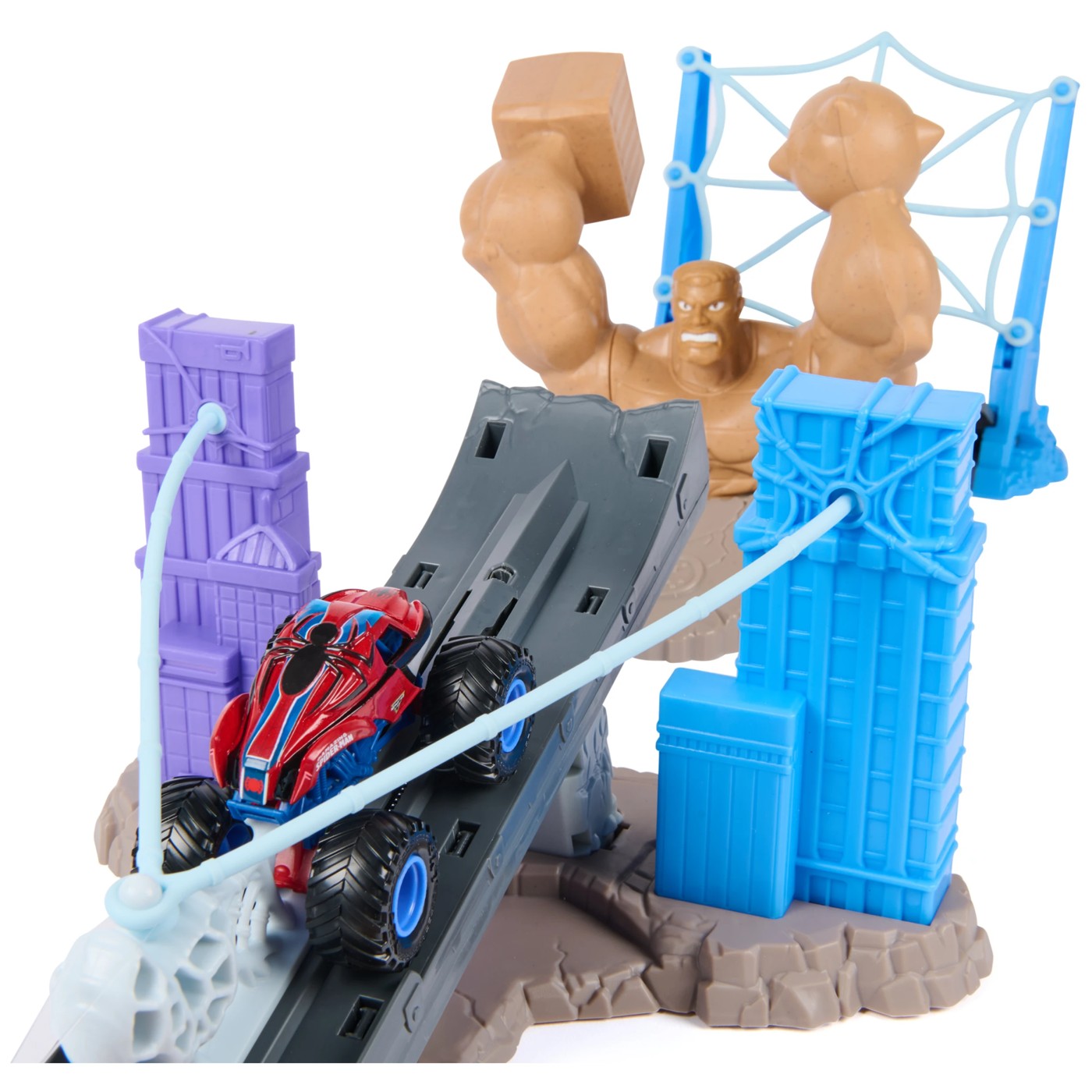 Monster Jam Marvel Spiderman Playset 3 of 5