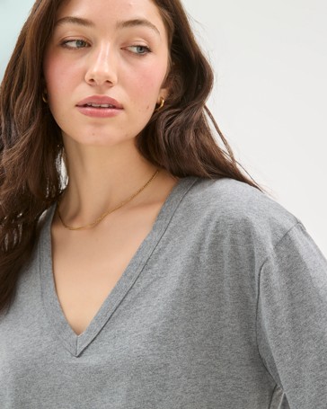 Lily Loves Australian Cotton V-Neck T-Shirt