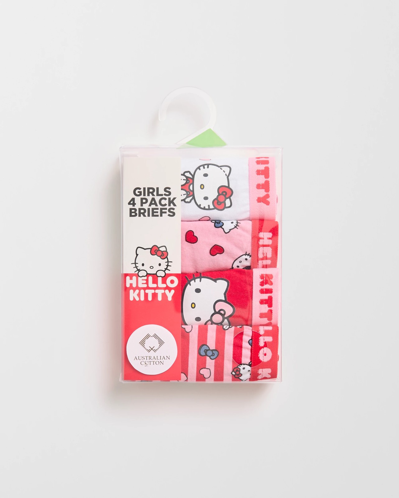Hello Kitty 4 Pack Younger Girls Midi Briefs 2 of 2