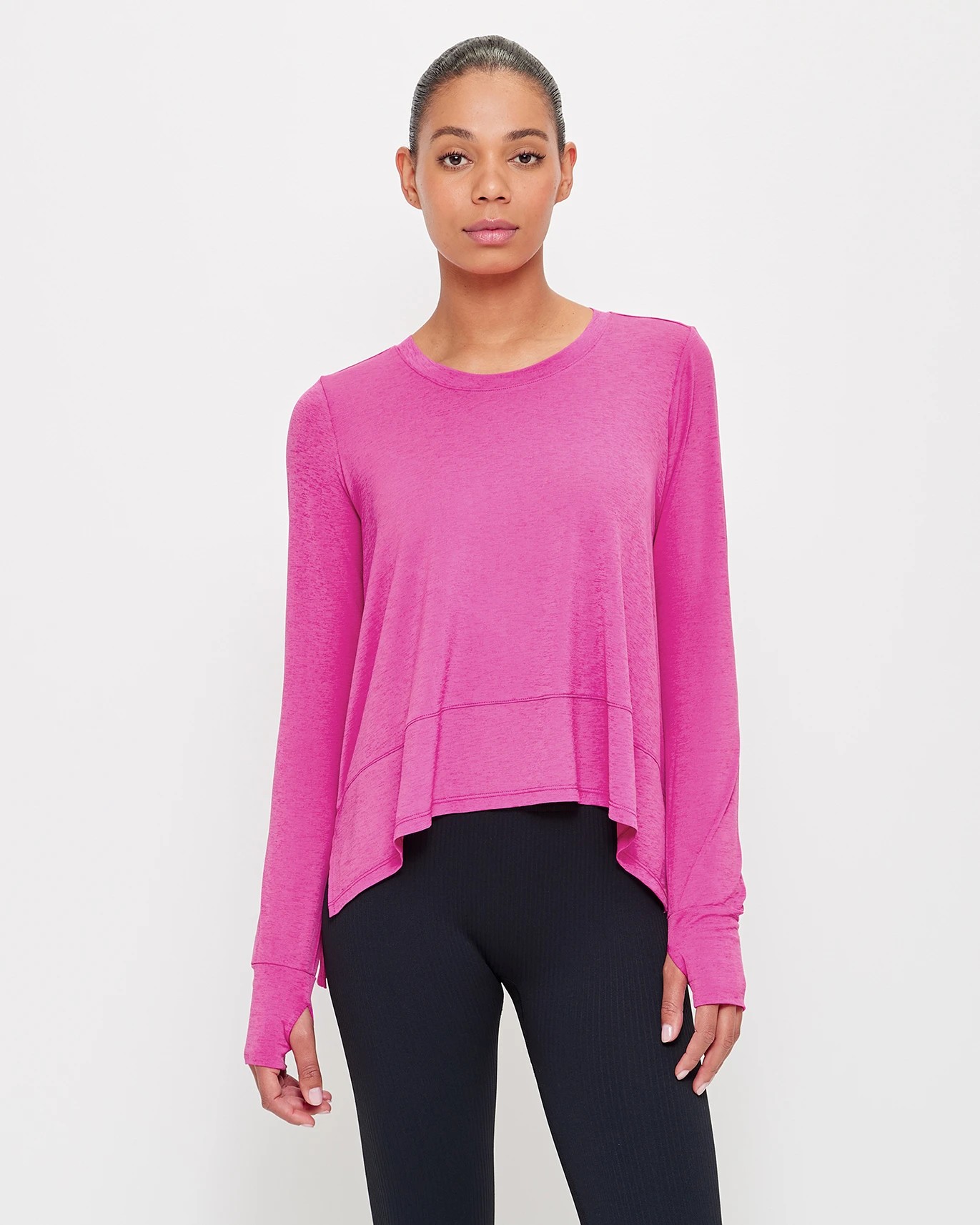 Active Long Sleeve Flowy Top Target Australia
