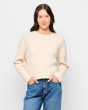 Cable Crew Neck Jumper