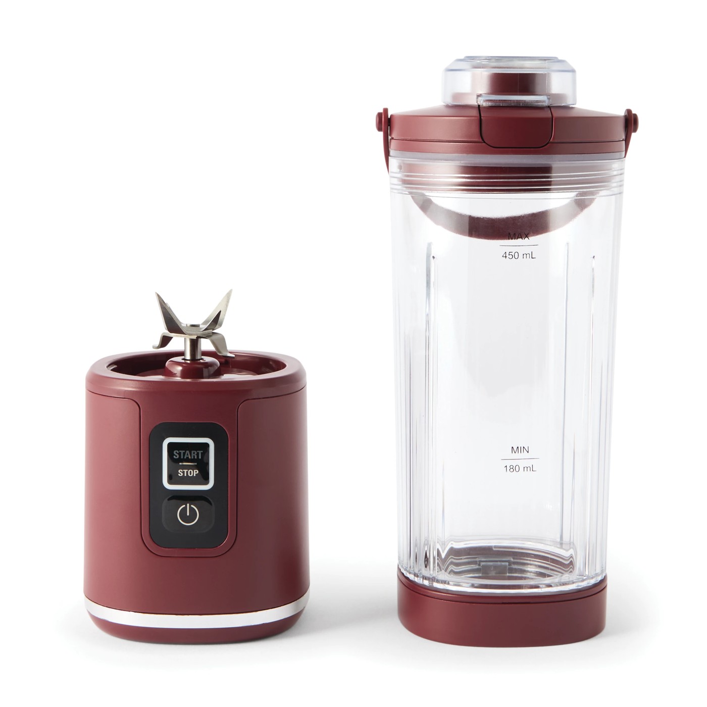 Anko Portable USB Blender - Dark Red 4 of 5