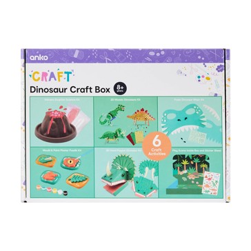 Dinosaur Craft Box, 31 Pieces - Anko