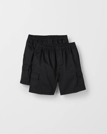 Australian Cotton Blend 2 Pack School Drill Cargo Shorts