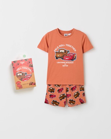 Licensed Disney Pixar Cars Australian Cotton Younger Boys Pyjama Set