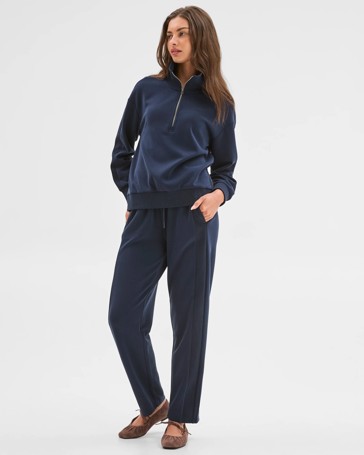 Petites Active Studio Lounge Panel Pants
