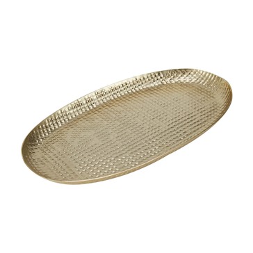 Hammered Platter, Gold - Anko
