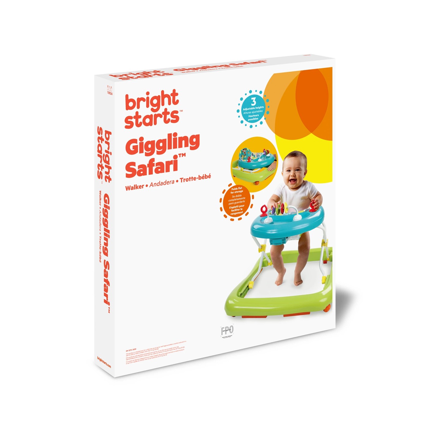 bright starts giggling safari walker