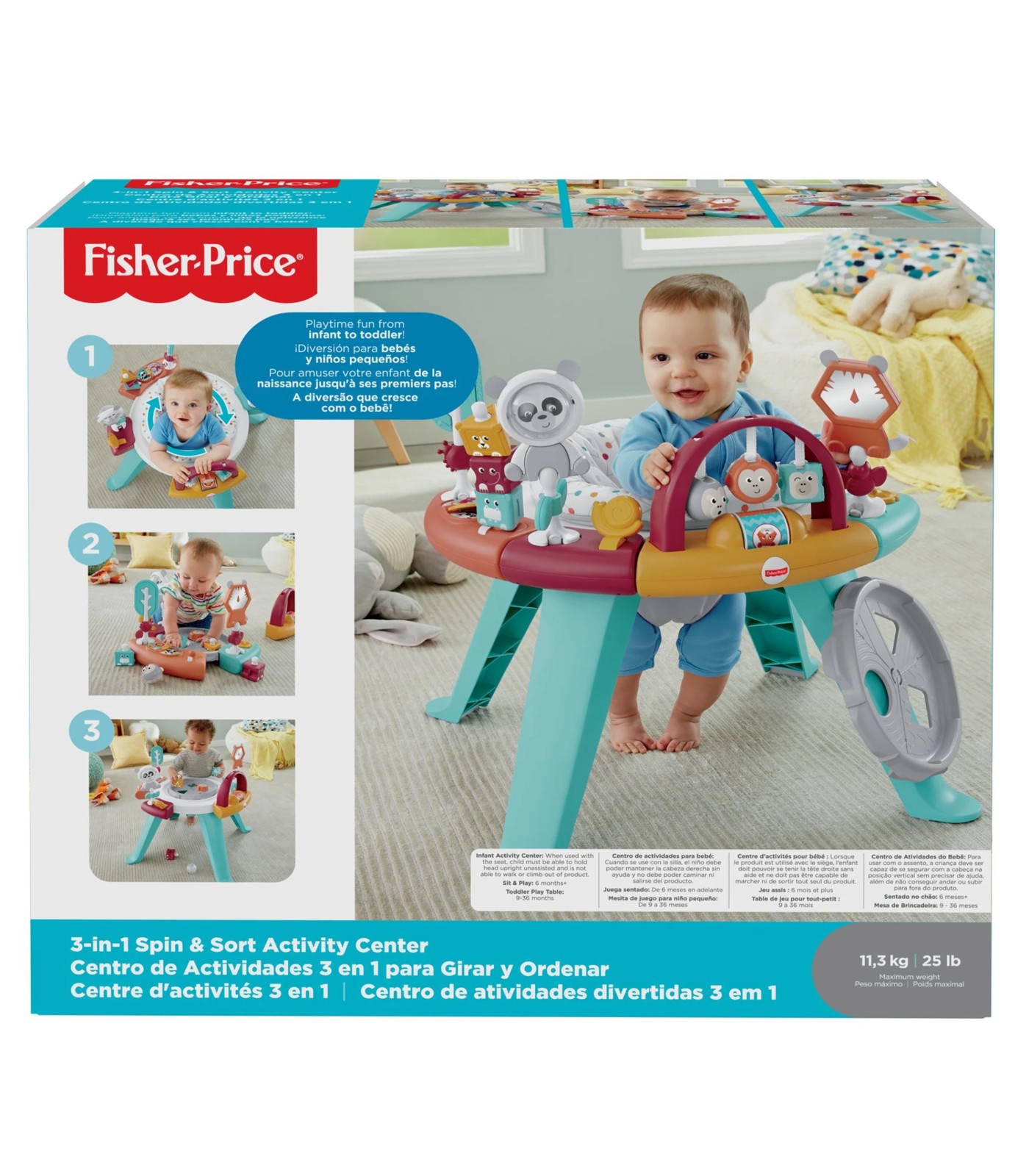 Fisher price deals spin and play