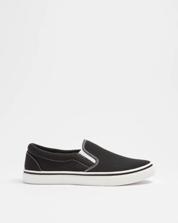Mens Canvas Slip On Sneaker - Jono