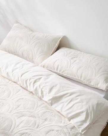 Palm Quilted Australian Cotton Quilt Cover Set