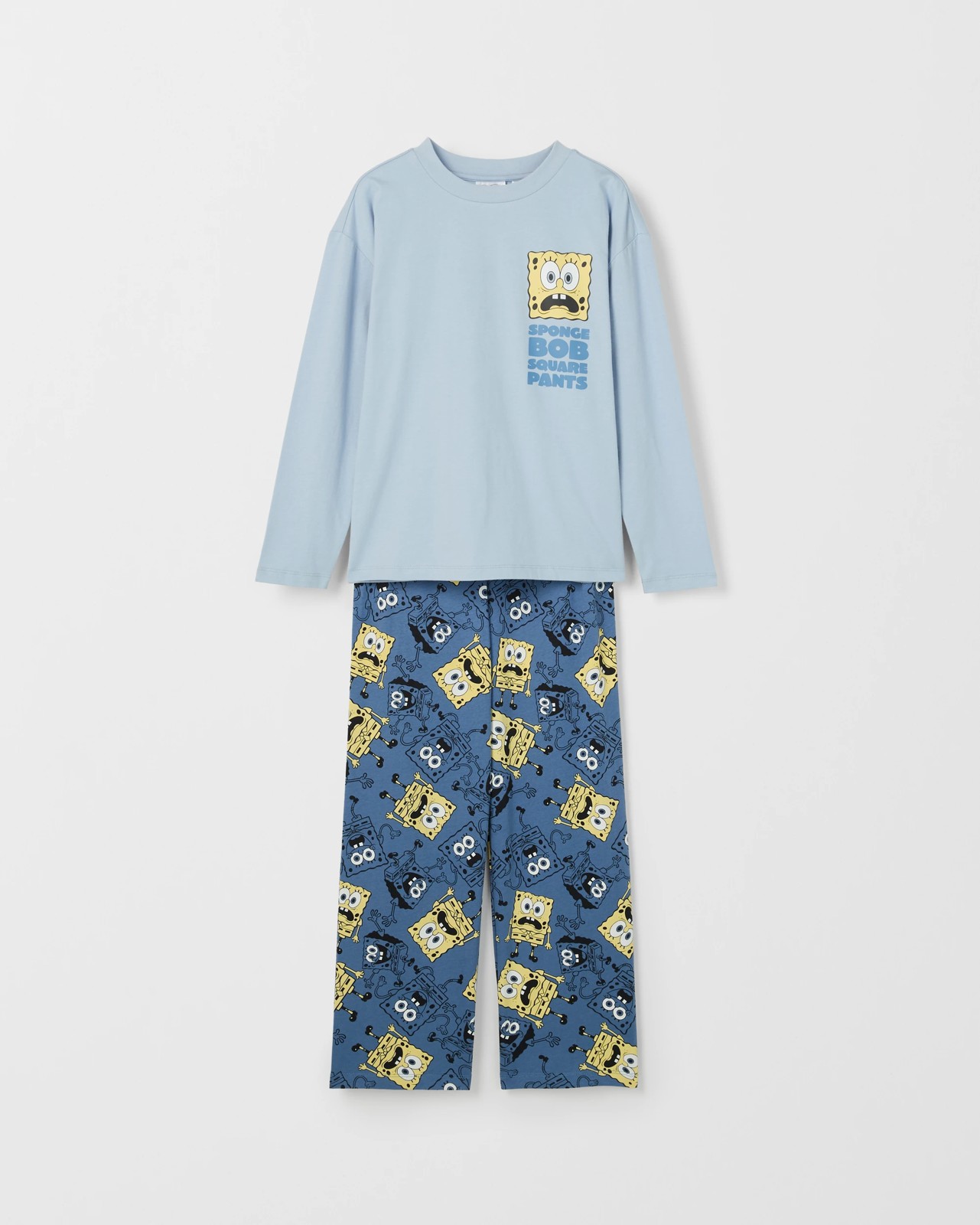 SpongeBob SquarePants Australian Cotton Older Boys Jersey Pyjama Set 5 of 6