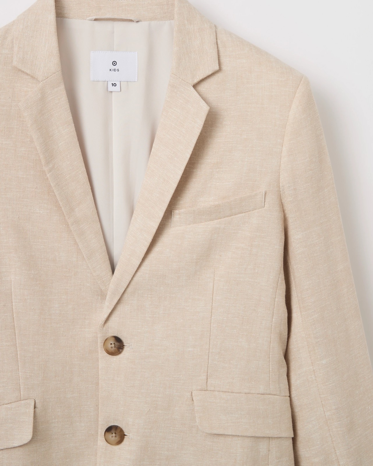 European Linen Blend Suiting Jacket 6 of 6