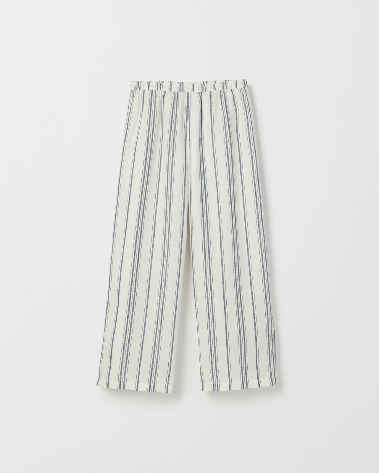 European Linen Wide Leg Pants - Stripe 5 of 6