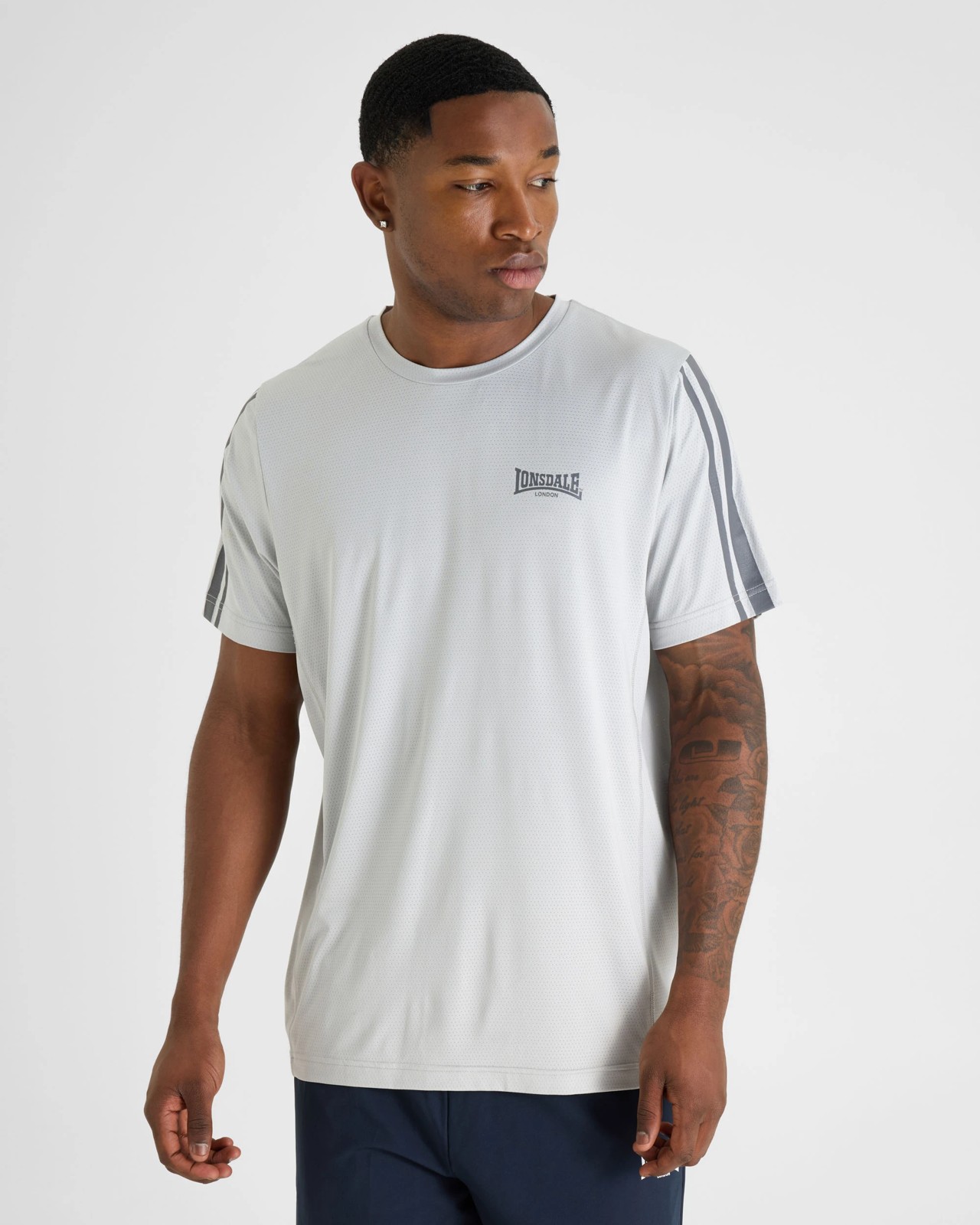 Lonsdale London Active T-Shirt - Silver 4 of 5