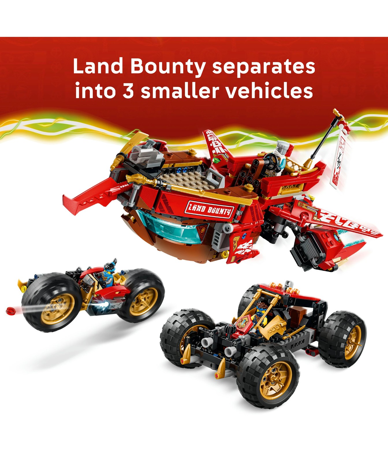 Pre-Order LEGO® NINJAGO Land Bounty 71869 3 of 5
