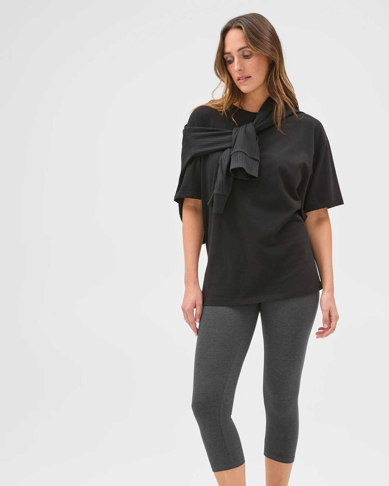 Australian Cotton 3/4 Length Leggings 2 of 6