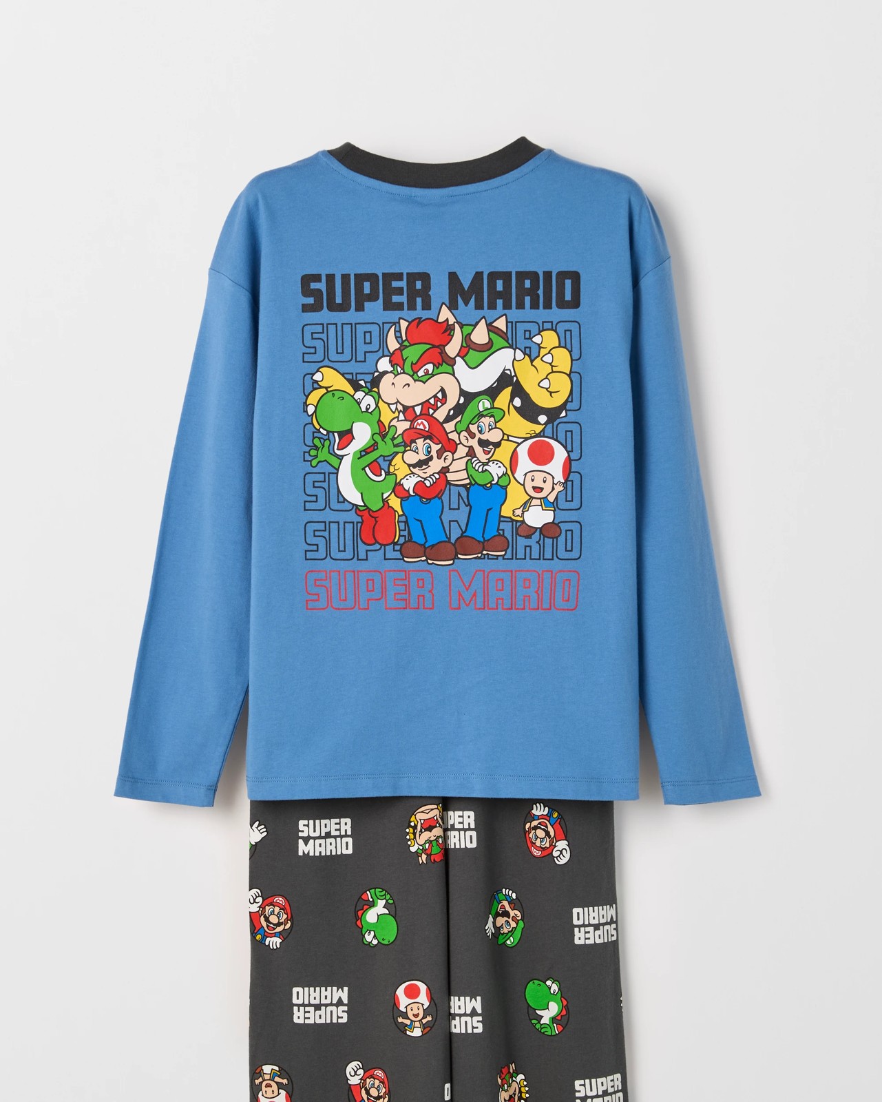 Super Mario Australian Cotton Jersey Older Boys Pyjama Set 3 of 4
