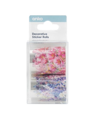 Anko 2 Pack Decorative Sticker Rolls - Floral