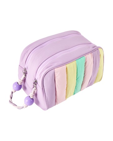 OXX Cosmetics Makeup Bag - Quilt Stripe