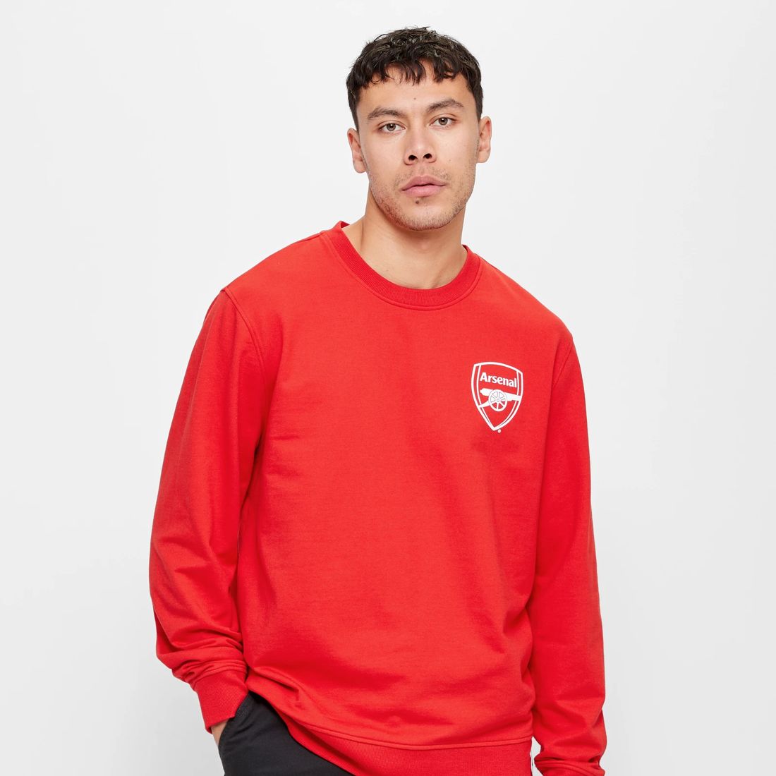 Arsenal Print Crew Jumper Target Australia