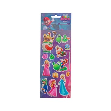 Super Mario 2 Puffy Stickers 3-Pack