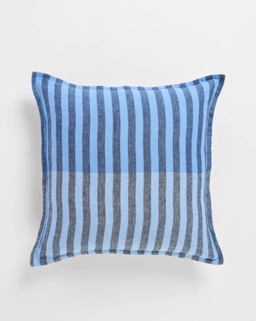 Two Tone Stripe Linen Stripe Cushion