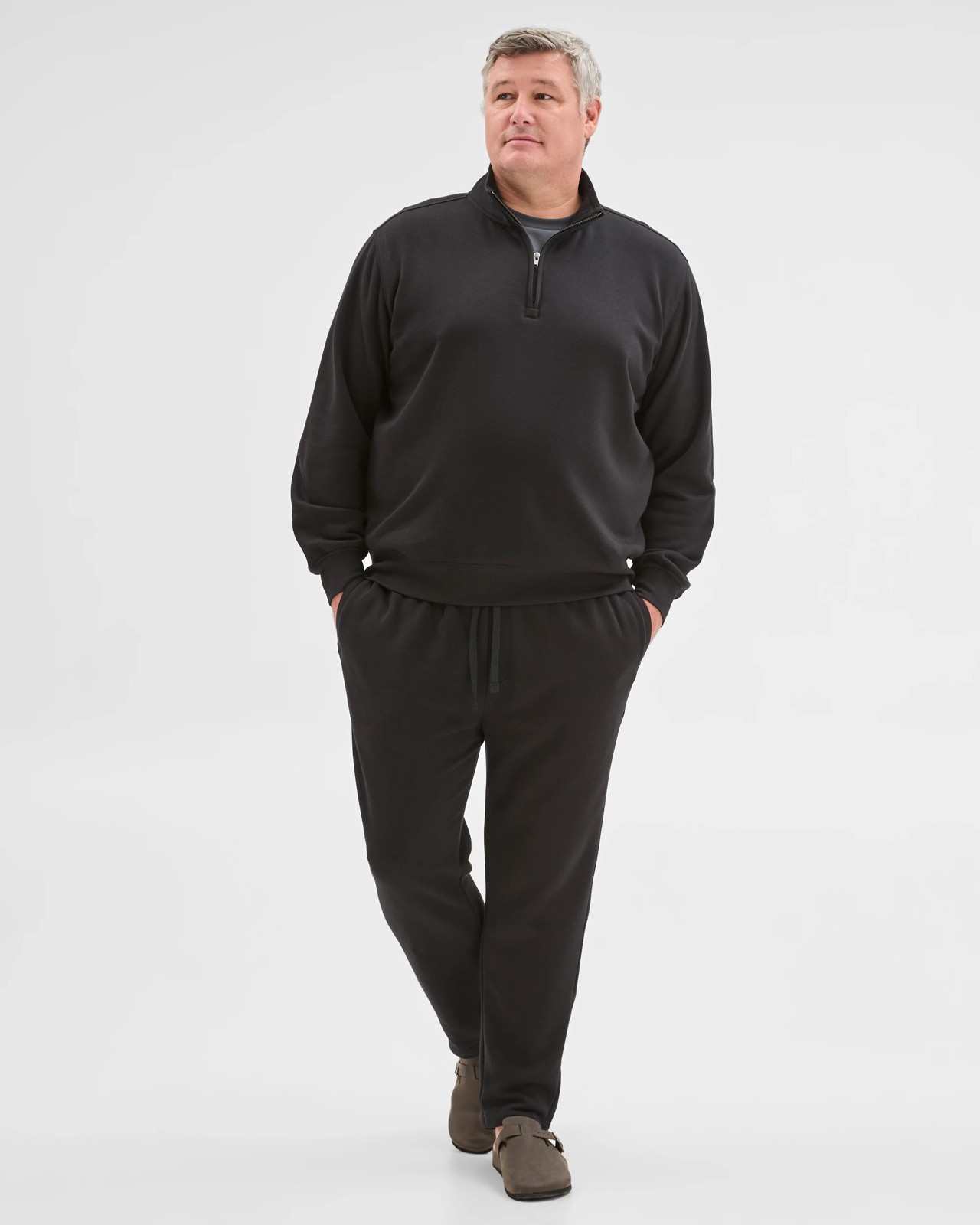 Plus Size Australian Cotton Blend 1/2 Zip Jumper 2 of 5