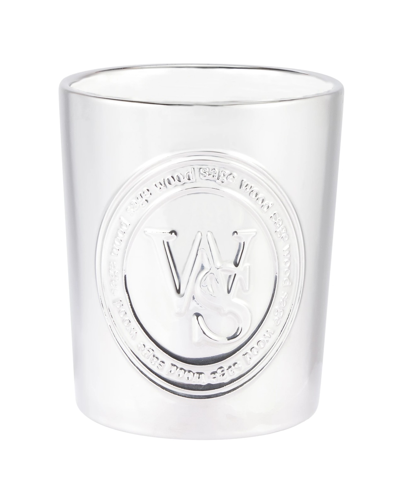 Anko XL Wood Sage Chrome Soy Candle 2 of 6