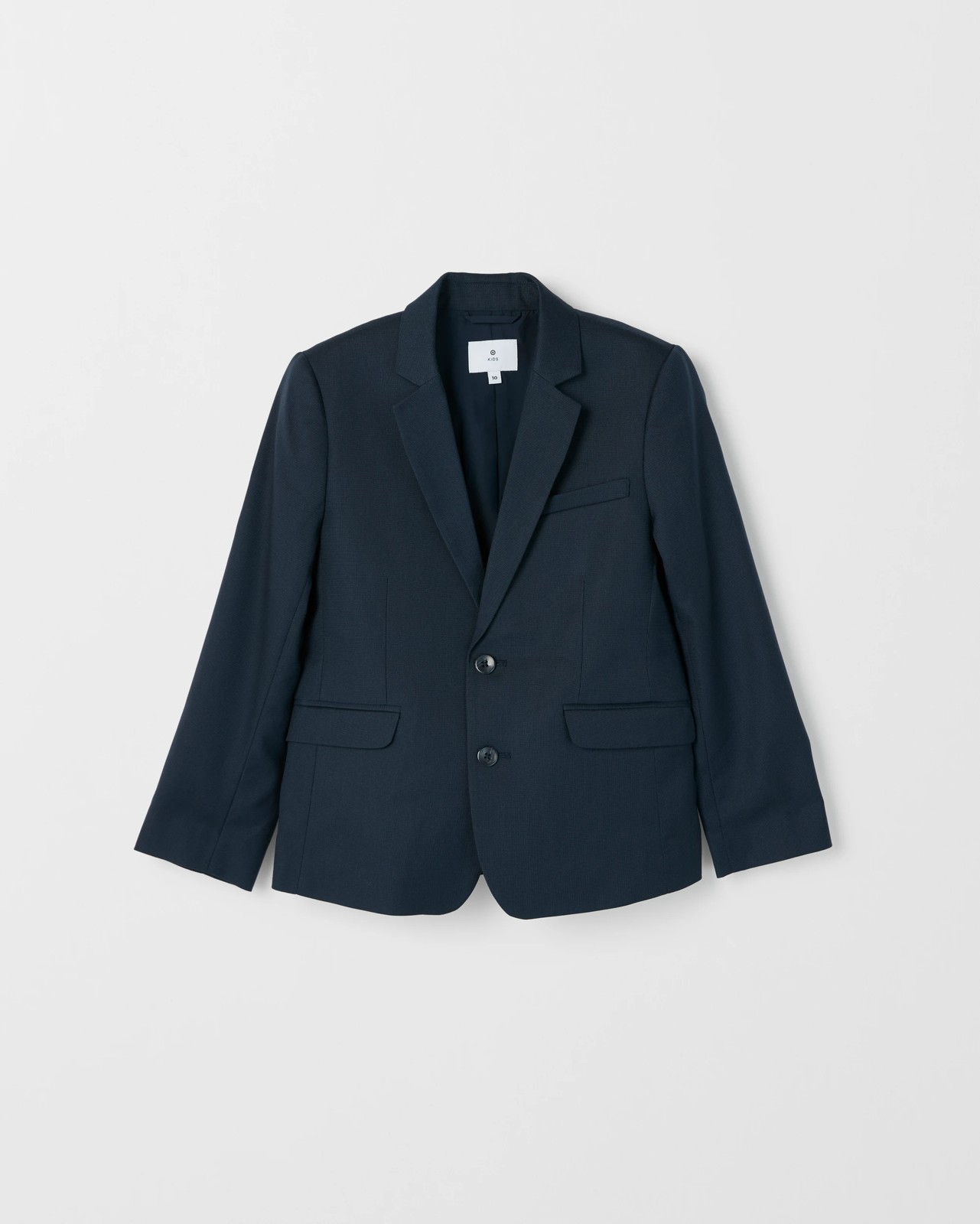 Long Sleeve Suiting Jacket - Blue 4 of 5