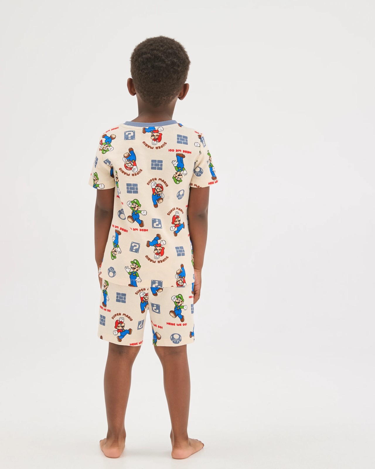 Licensed Super Mario Australian Cotton Younger Boys Pyjama Set 5 of 6